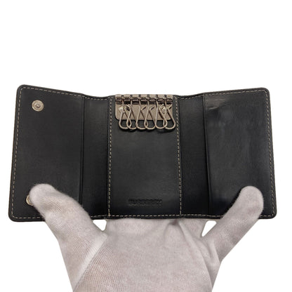 BURBERRY バーバリー バーバリーチェック キーケース PVC レディース 中古