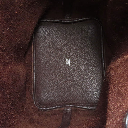 HERMES エルメス ピコタンロックMM シルバー金具 ハンドバッグ トリヨン レディース 中古