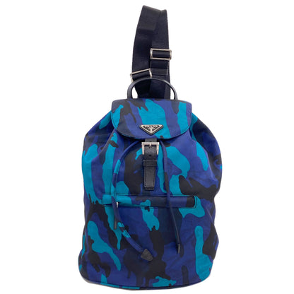 PRADA プラダ BZ0032 カモフラージュ柄 リュック・デイパック ナイロン レディース 中古