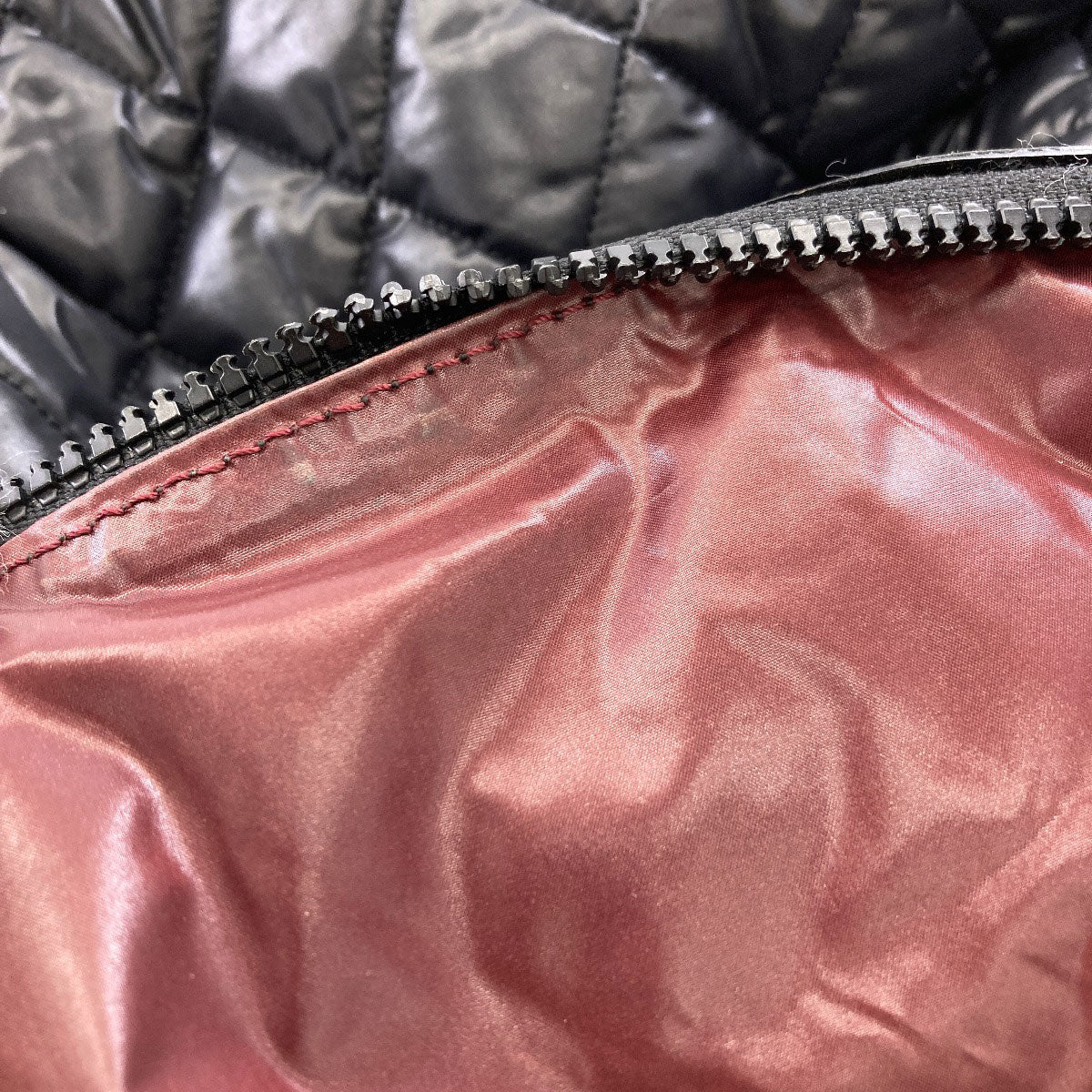 CHANEL シャネル コココクーン シルバー金具 ボストンバッグ ナイロン レディース 中古