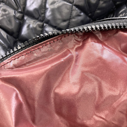 CHANEL シャネル コココクーン シルバー金具 ボストンバッグ ナイロン レディース 中古