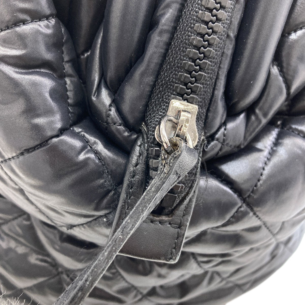 CHANEL シャネル コココクーン シルバー金具 ボストンバッグ ナイロン レディース 中古