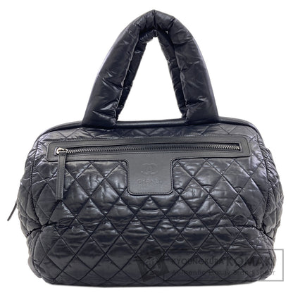 CHANEL シャネル コココクーン シルバー金具 ボストンバッグ ナイロン レディース 中古