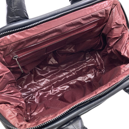 CHANEL シャネル コココクーン シルバー金具 ボストンバッグ ナイロン レディース 中古