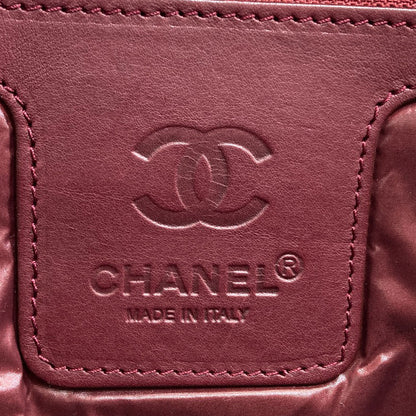 CHANEL シャネル コココクーン シルバー金具 ボストンバッグ ナイロン レディース 中古