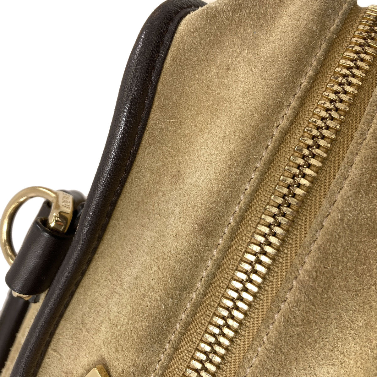 LOEWE ロエベ アマソナ 2WAY ハンドバッグ スウェード レディース 中古