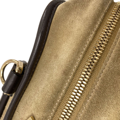 LOEWE ロエベ アマソナ 2WAY ハンドバッグ スウェード レディース 中古