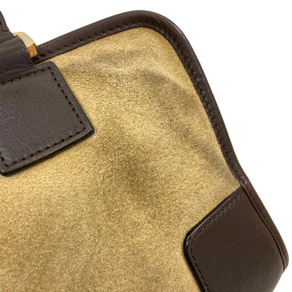 LOEWE ロエベ アマソナ 2WAY ハンドバッグ スウェード レディース 中古