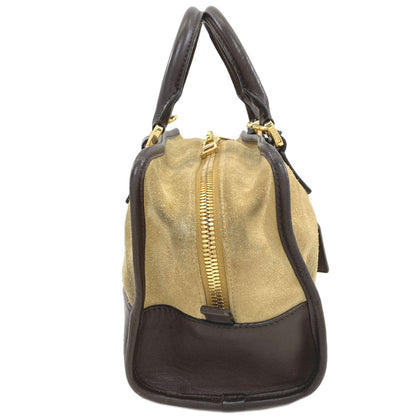 LOEWE ロエベ アマソナ 2WAY ハンドバッグ スウェード レディース 中古