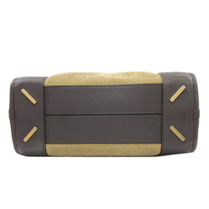 LOEWE ロエベ アマソナ 2WAY ハンドバッグ スウェード レディース 中古