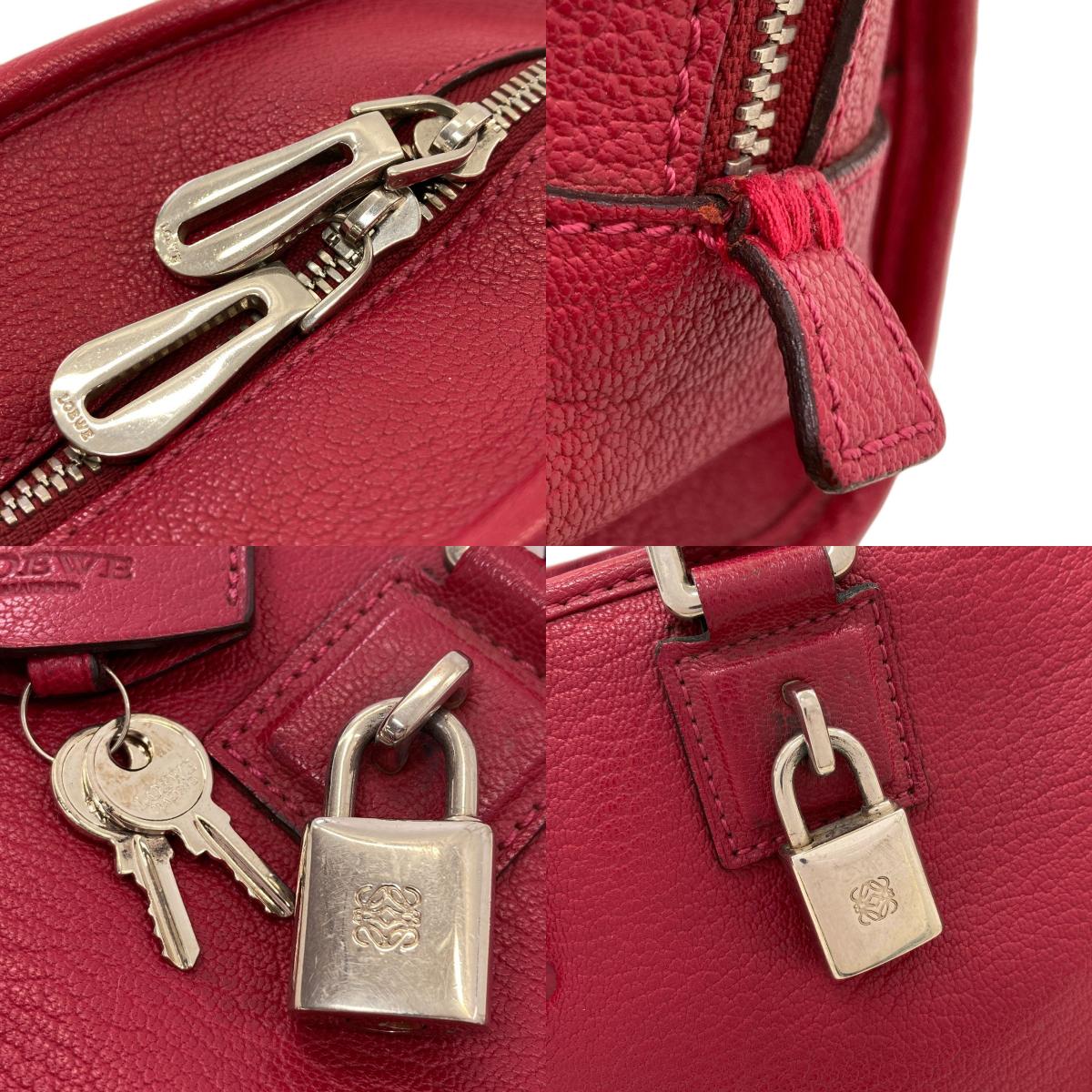 LOEWE ロエベ アマソナ ハンドバッグ カーフ レディース 中古