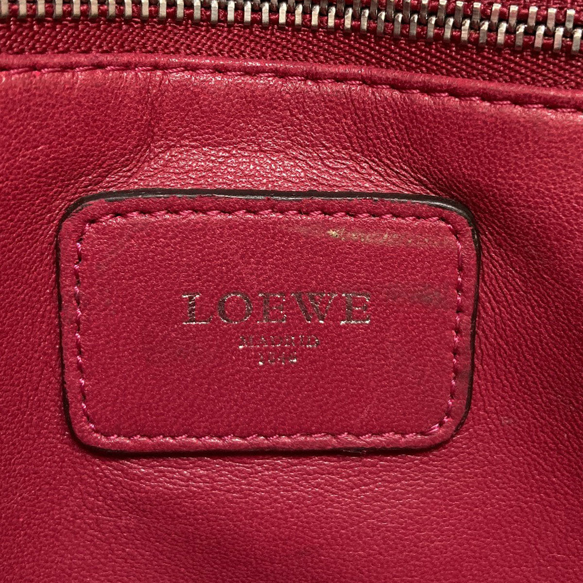 LOEWE ロエベ アマソナ ハンドバッグ カーフ レディース 中古