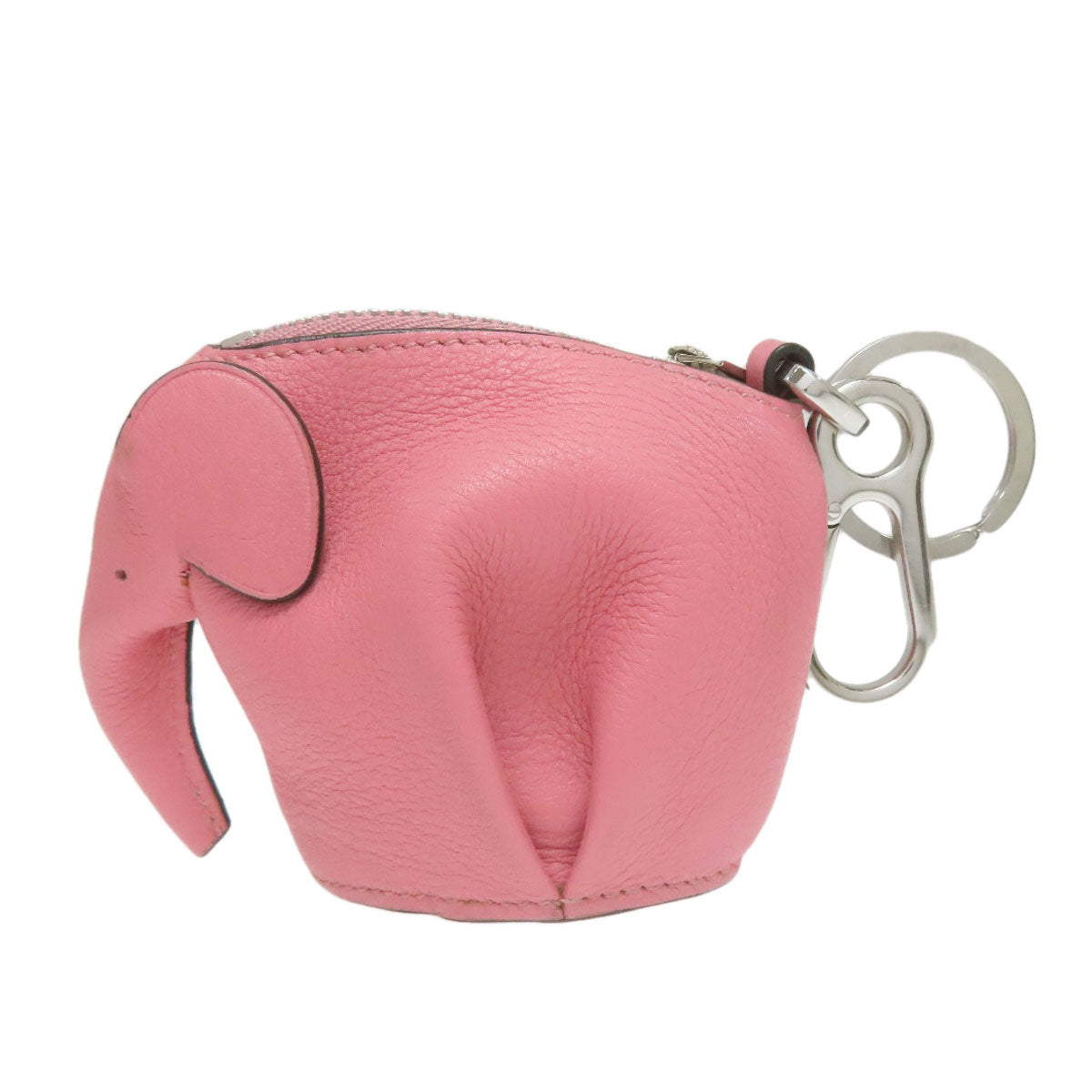 LOEWE ロエベ ゾウモチーフ キーホルダー レザー レディース 中古