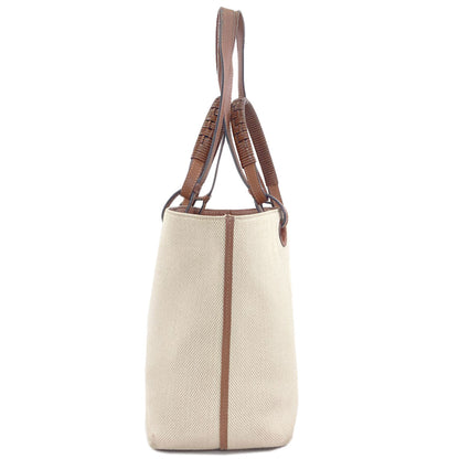LOEWE ロエベ アナグラム 2WAY トートバッグ キャンバス レディース 中古