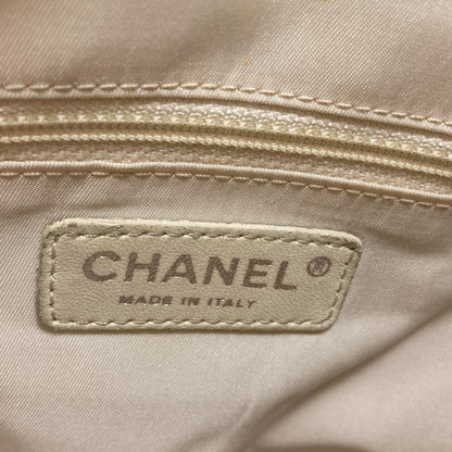 CHANEL シャネル パリビアリッツPM シルバー金具 トートバッグ キャンバス レディース 中古