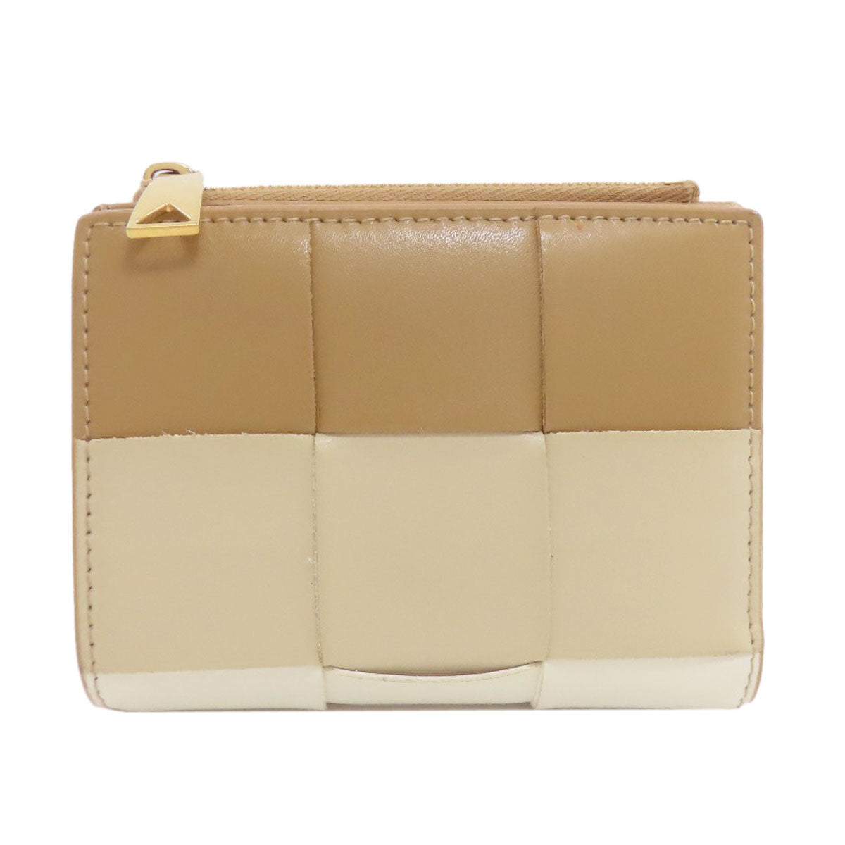 BOTTEGA VENETA ボッテガヴェネタ カセット 二つ折り財布（小銭入れあり） レザー レディース 中古