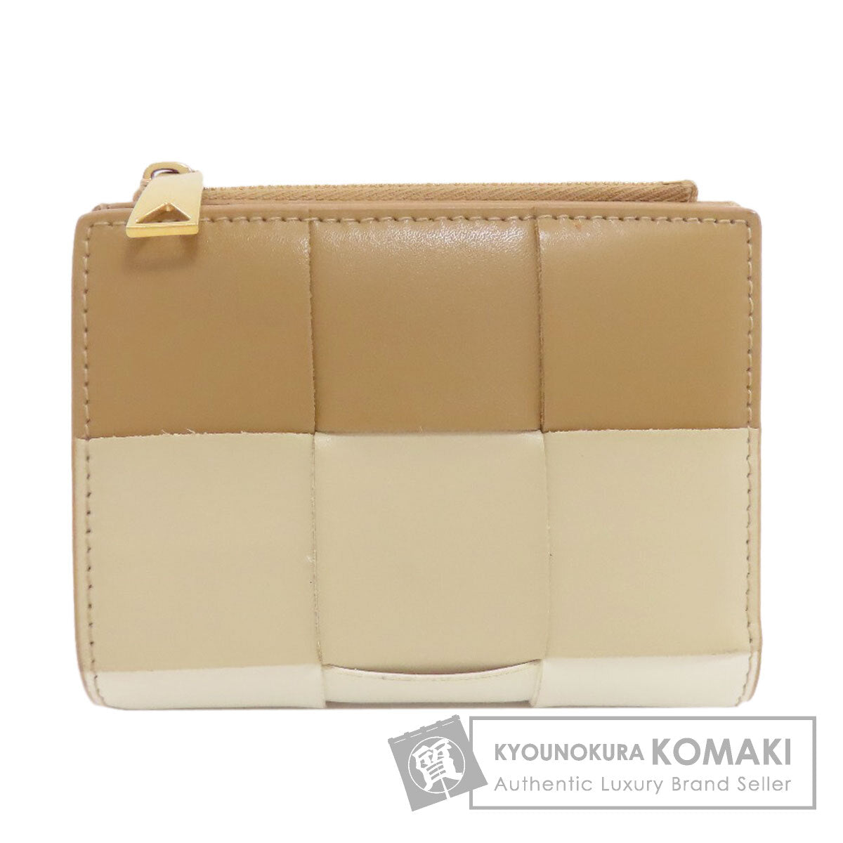 BOTTEGA VENETA ボッテガヴェネタ カセット 二つ折り財布（小銭入れあり） レザー レディース 中古