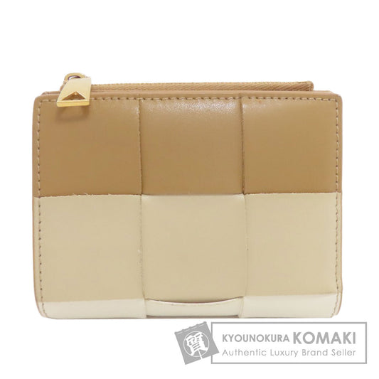 BOTTEGA VENETA ボッテガヴェネタ カセット 二つ折り財布（小銭入れあり） レザー レディース 中古
