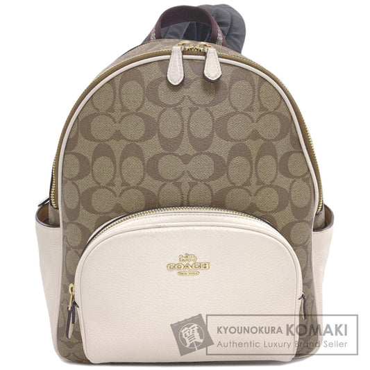 COACH コーチ 5671 シグネチャー リュック・デイパック PVC レディース 中古