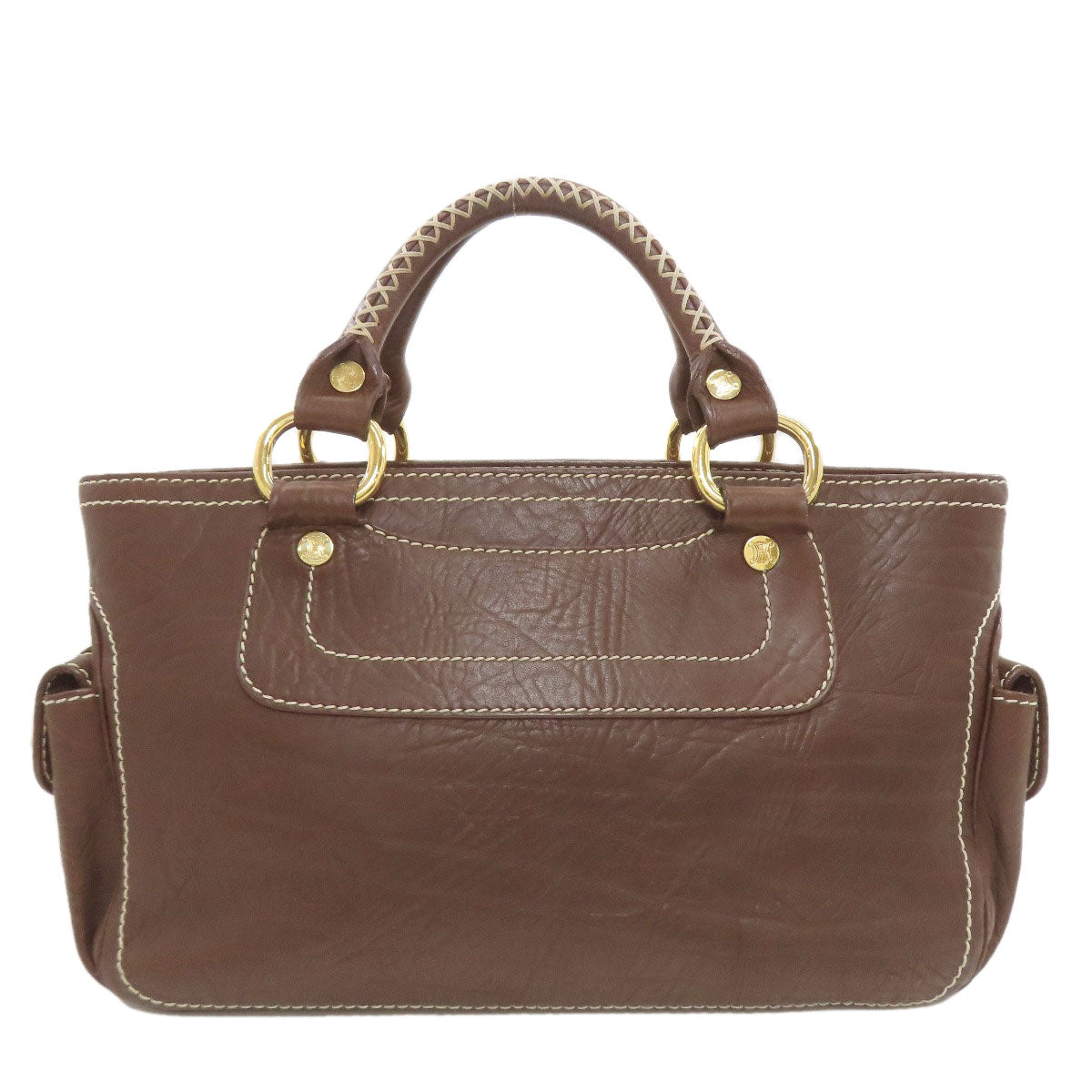 CELINE セリーヌ ブギーバッグ ハンドバッグ レザー レディース 中古