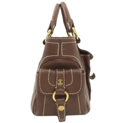 CELINE セリーヌ ブギーバッグ ハンドバッグ レザー レディース 中古