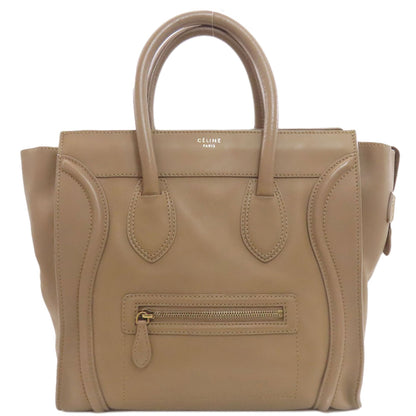 CELINE セリーヌ ラゲージミニ 2WAY トートバッグ カーフ レディース 中古