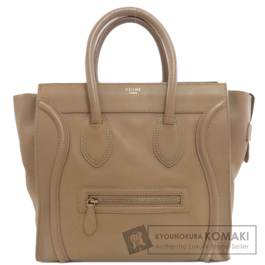 CELINE セリーヌ ラゲージミニ 2WAY トートバッグ カーフ レディース 中古