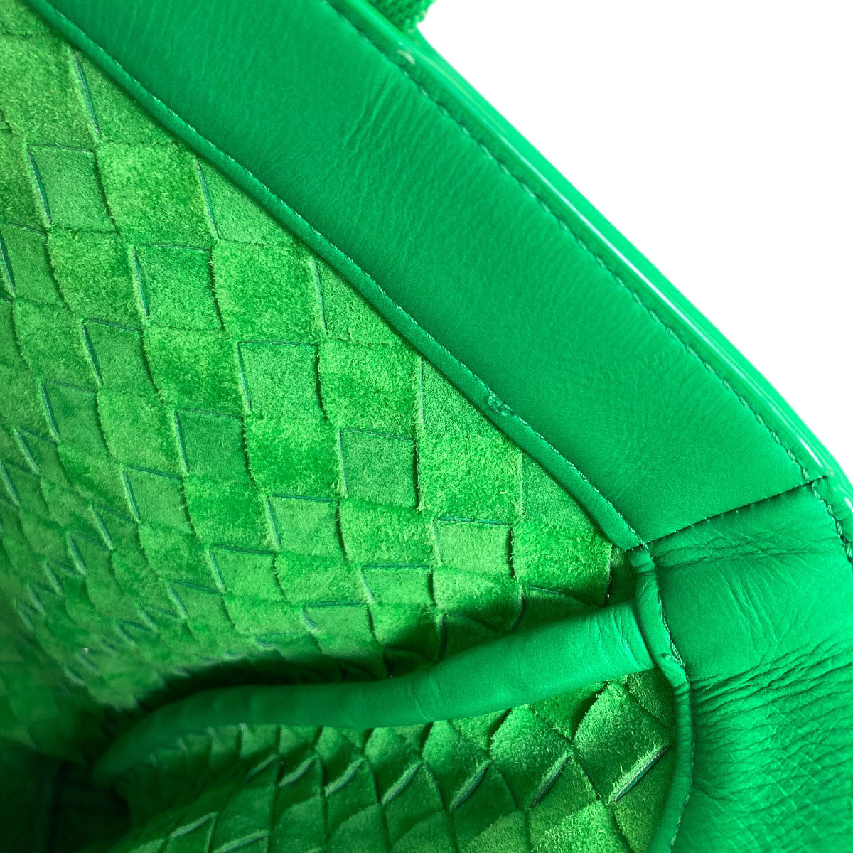 BOTTEGA VENETA ボッテガヴェネタ イントレチャート トートバッグ カーフ レディース 中古