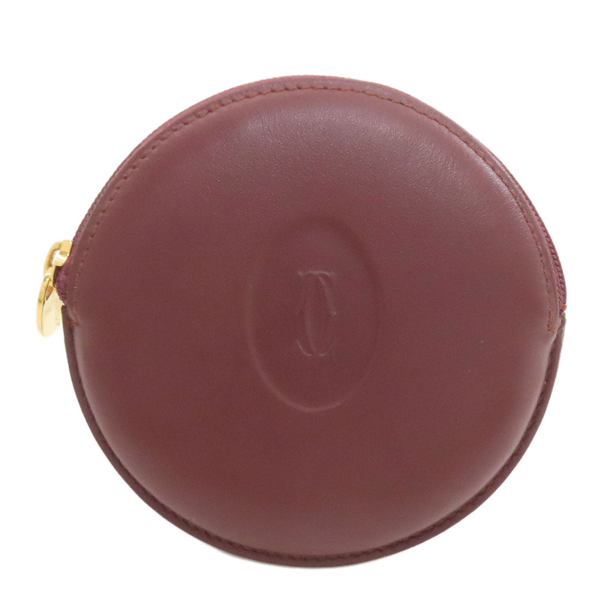 CARTIER カルティエ マストライン コインケース レザー レディース 中古