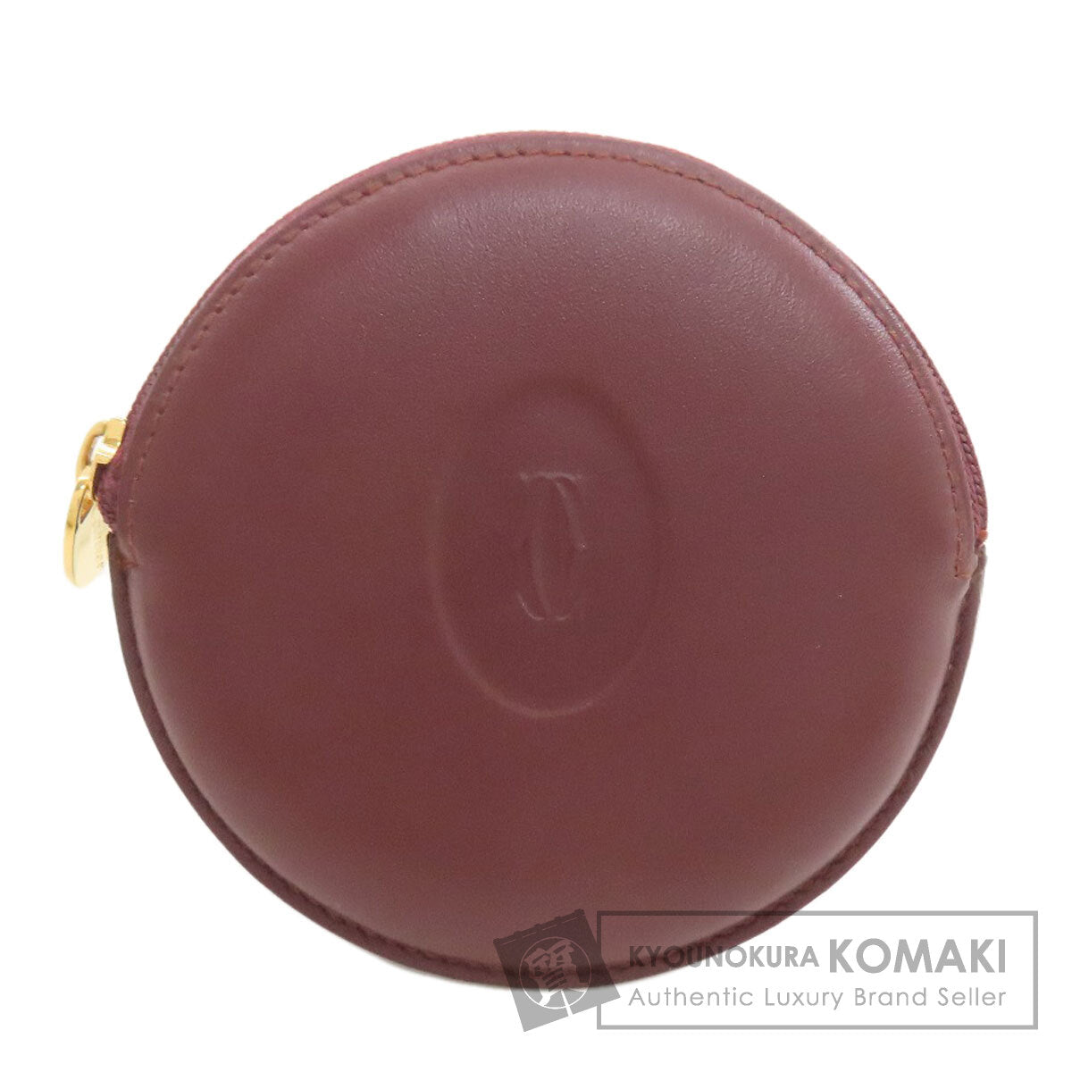 CARTIER カルティエ マストライン コインケース レザー レディース 中古