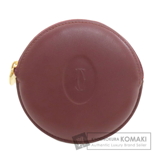 CARTIER カルティエ マストライン コインケース レザー レディース 中古