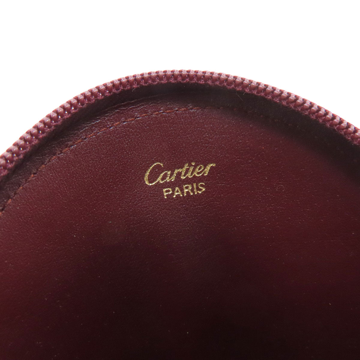 CARTIER カルティエ マストライン コインケース レザー レディース 中古
