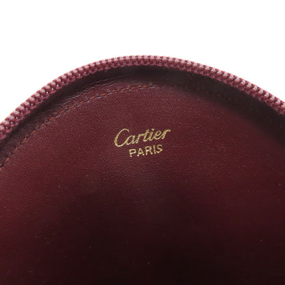 CARTIER カルティエ マストライン コインケース レザー レディース 中古