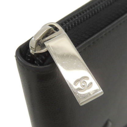CHANEL シャネル ココマーク シルバー金具 長財布（小銭入れあり） グレインド カーフスキン レディース 中古