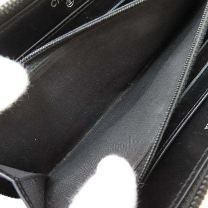 CHANEL シャネル ココマーク シルバー金具 長財布（小銭入れあり） グレインド カーフスキン レディース 中古