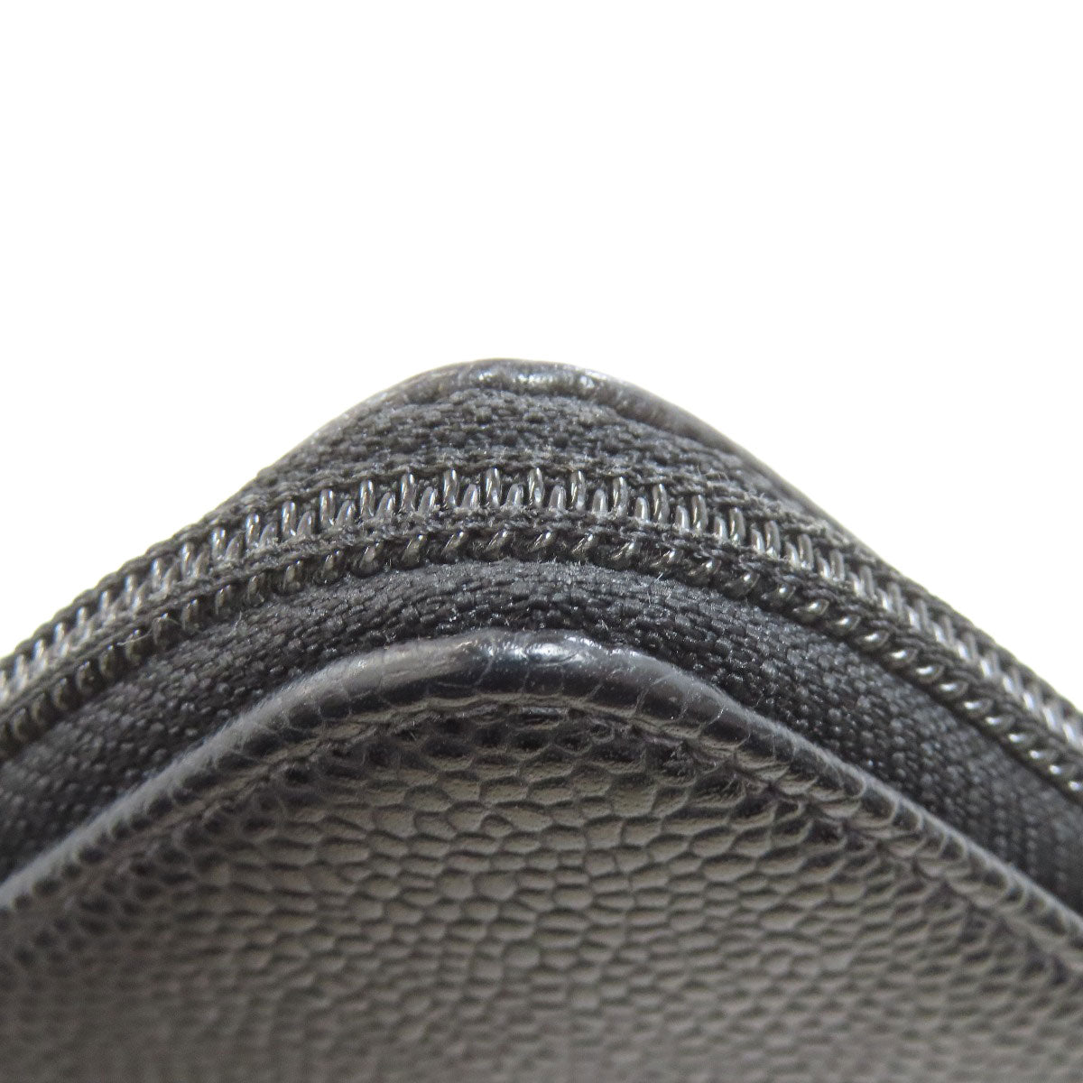 CHANEL シャネル ココマーク ゴールド金具 長財布（小銭入れあり） グレインド カーフスキン レディース 中古