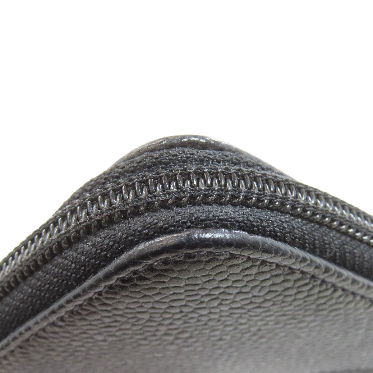 CHANEL シャネル ココマーク ゴールド金具 長財布（小銭入れあり） グレインド カーフスキン レディース 中古