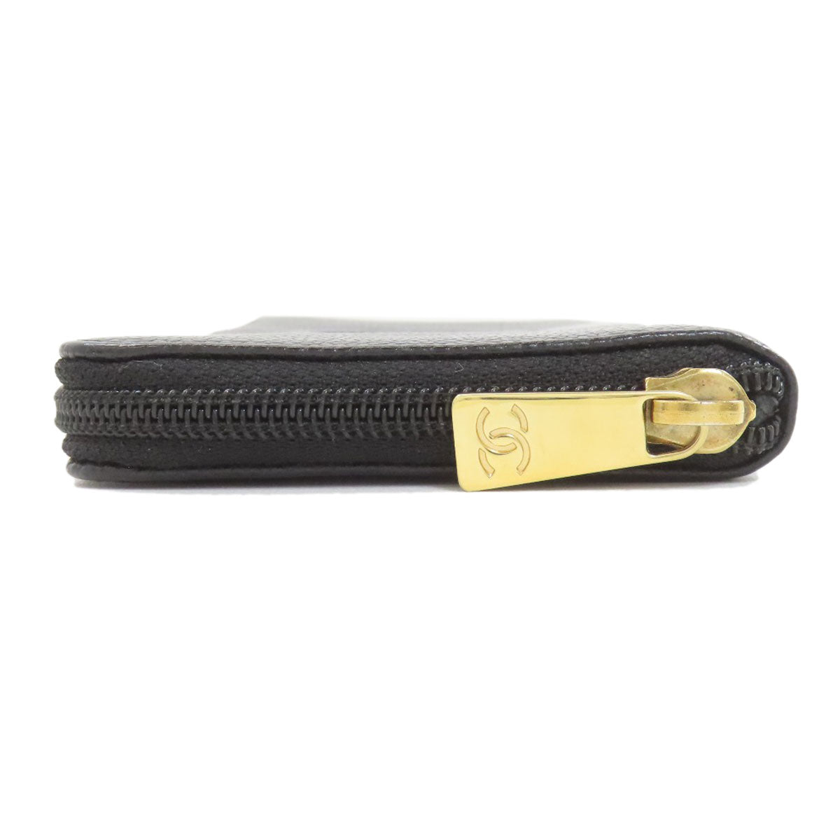 CHANEL シャネル ココマーク ゴールド金具 長財布（小銭入れあり） グレインド カーフスキン レディース 中古