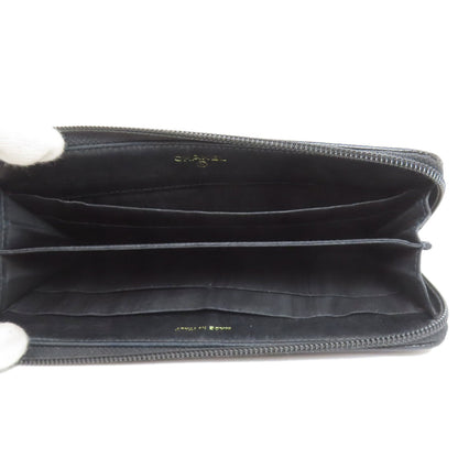 CHANEL シャネル ココマーク ゴールド金具 長財布（小銭入れあり） グレインド カーフスキン レディース 中古