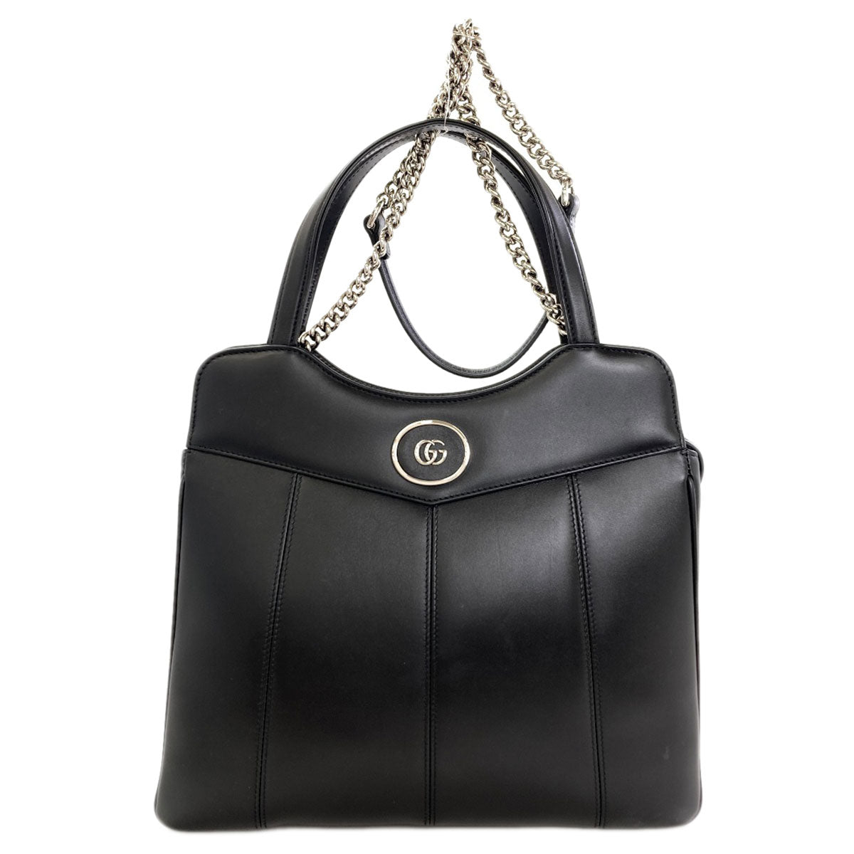 GUCCI グッチ 745911 プチGG 2WAY トートバッグ カーフ レディース 中古