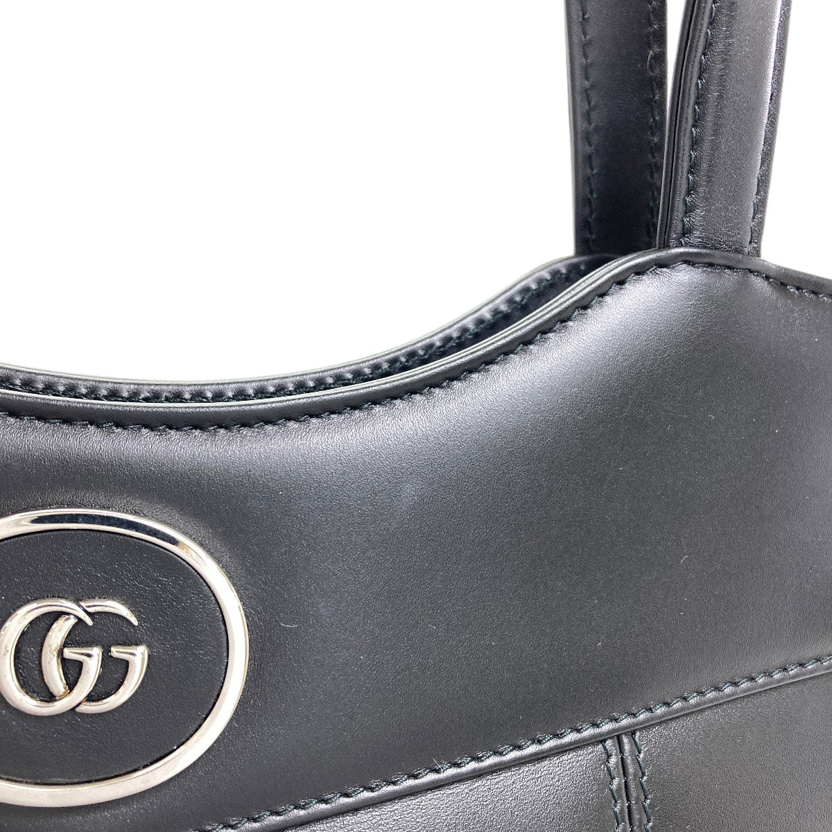 GUCCI グッチ 745911 プチGG 2WAY トートバッグ カーフ レディース 中古