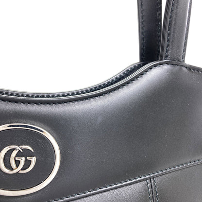 GUCCI グッチ 745911 プチGG 2WAY トートバッグ カーフ レディース 中古