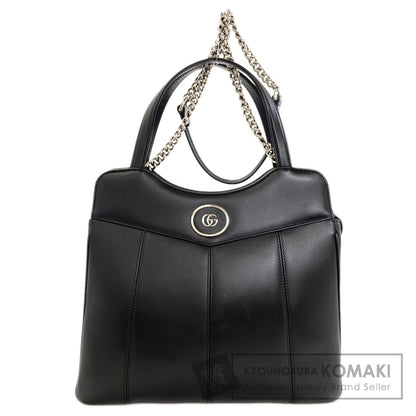 GUCCI グッチ 745911 プチGG 2WAY トートバッグ カーフ レディース 中古