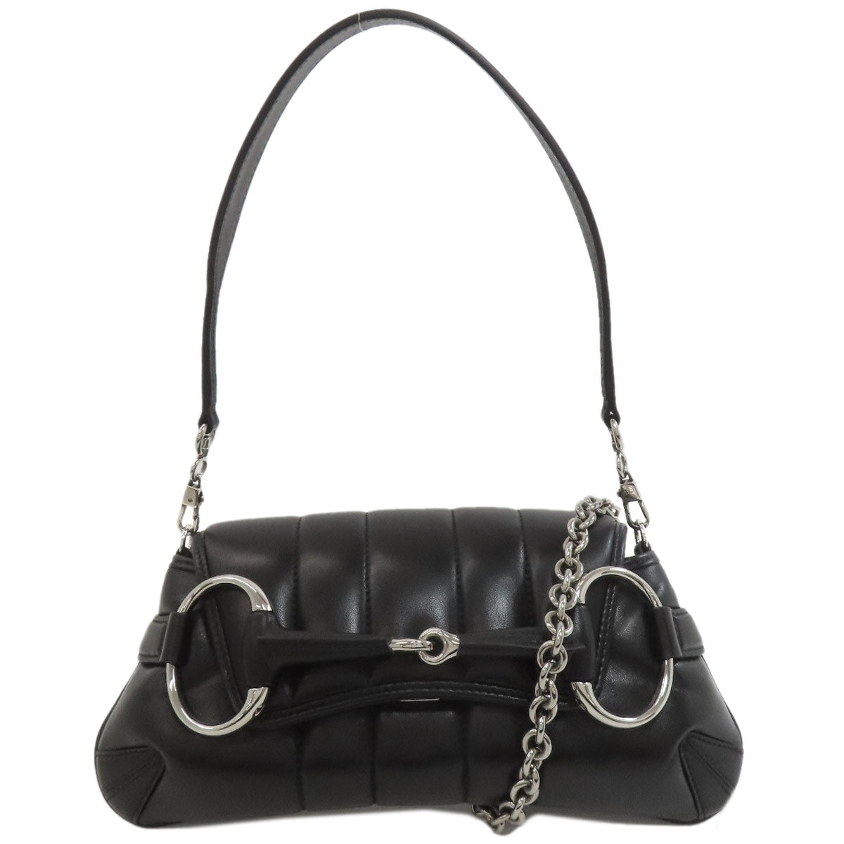 GUCCI グッチ 764339 ホースビット スモール ハンドバッグ カーフ レディース 中古