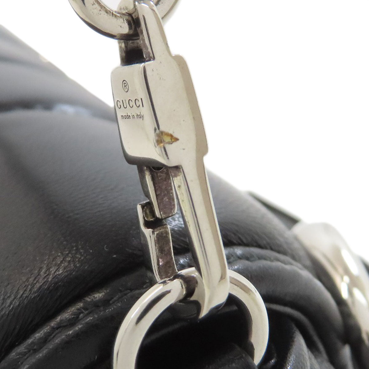 GUCCI グッチ 764339 ホースビット スモール ハンドバッグ カーフ レディース 中古