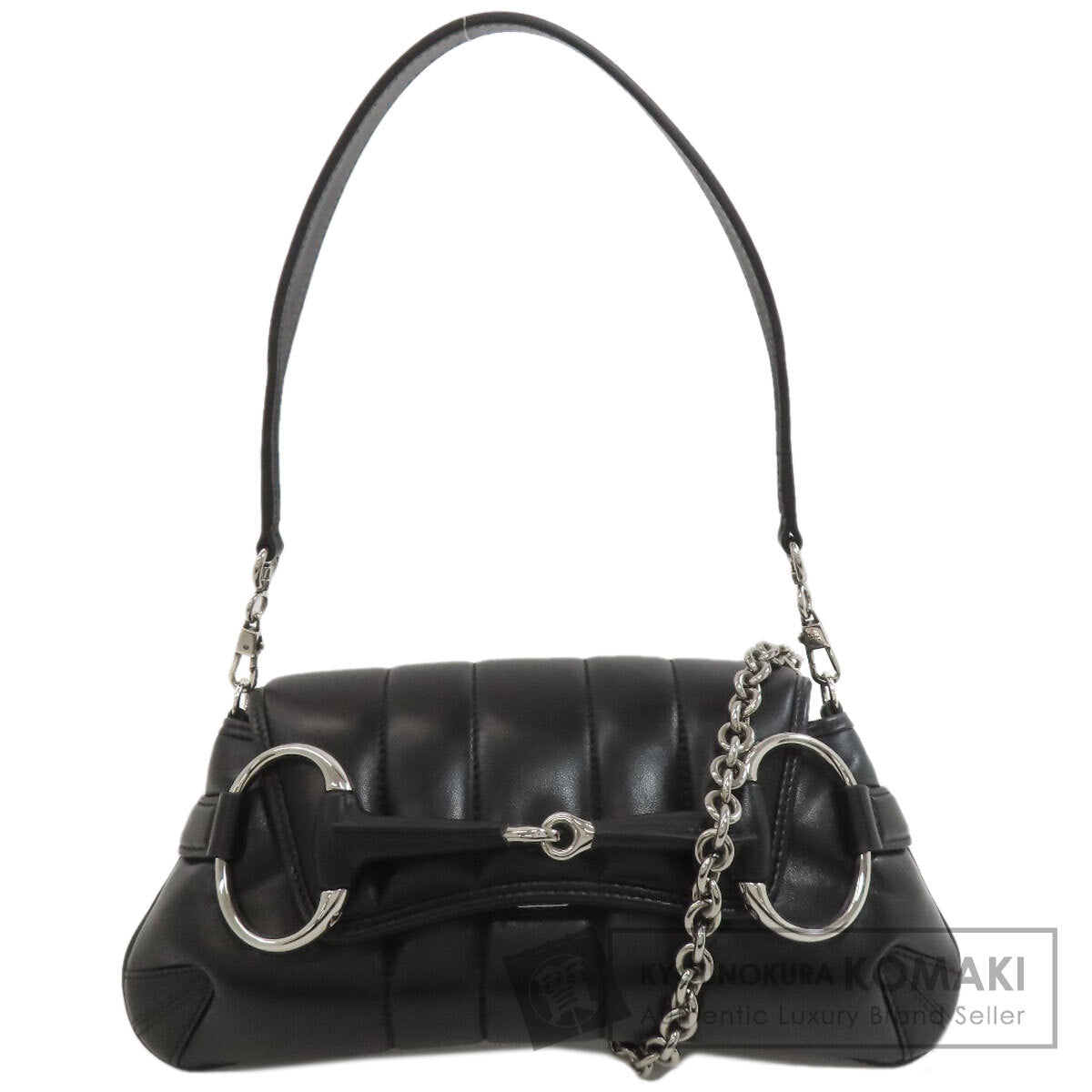 GUCCI グッチ 764339 ホースビット スモール ハンドバッグ カーフ レディース 中古