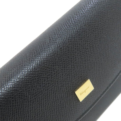 Salvatore Ferragamo サルヴァトーレフェラガモ ロゴ 長財布（小銭入れあり） レザー レディース 中古