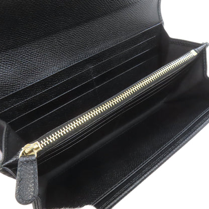 Salvatore Ferragamo サルヴァトーレフェラガモ ロゴ 長財布（小銭入れあり） レザー レディース 中古