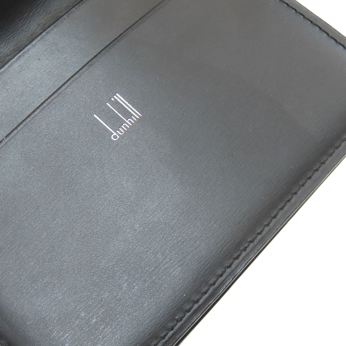 Dunhill ダンヒル ロゴ カードケース カーフ レディース 中古