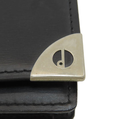 Dunhill ダンヒル ロゴ カードケース カーフ レディース 中古